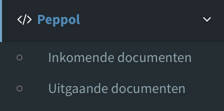 Peppol inkomende en uitgaande facturen